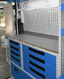 Worktops for vans